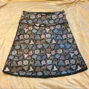 Dog Woof and Raindrops Reversible Skirt